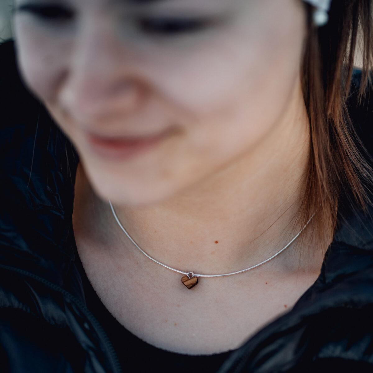 Holzkette SWEET•HEART ♡ – Bild 6