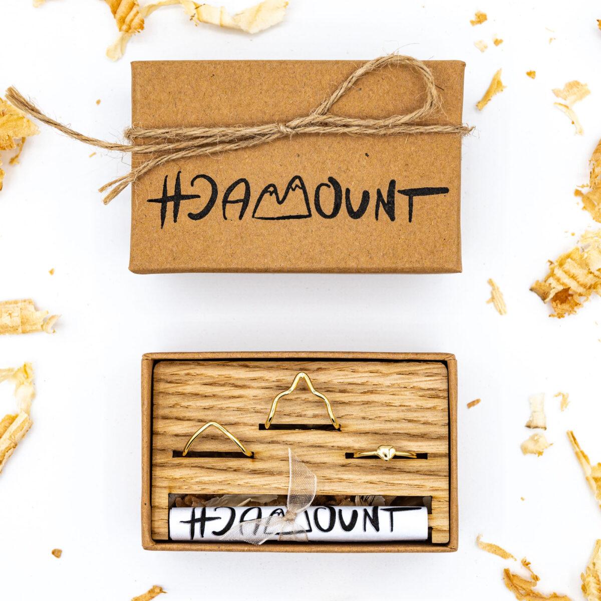 Hoamount Ring Set gold